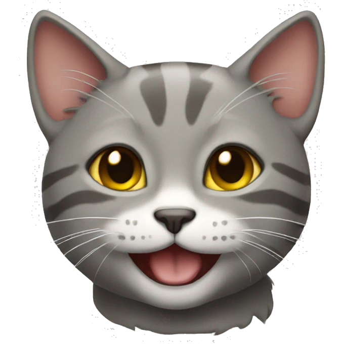 cat with smile emoji