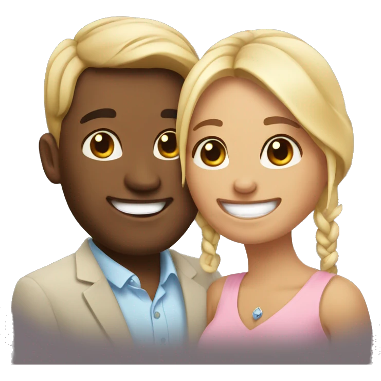 happy couple getting engaged  emoji