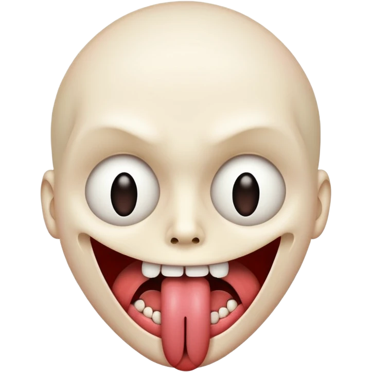 Dead face tongue out emoji