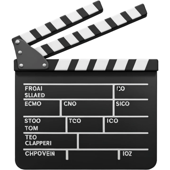 film clapper emoji