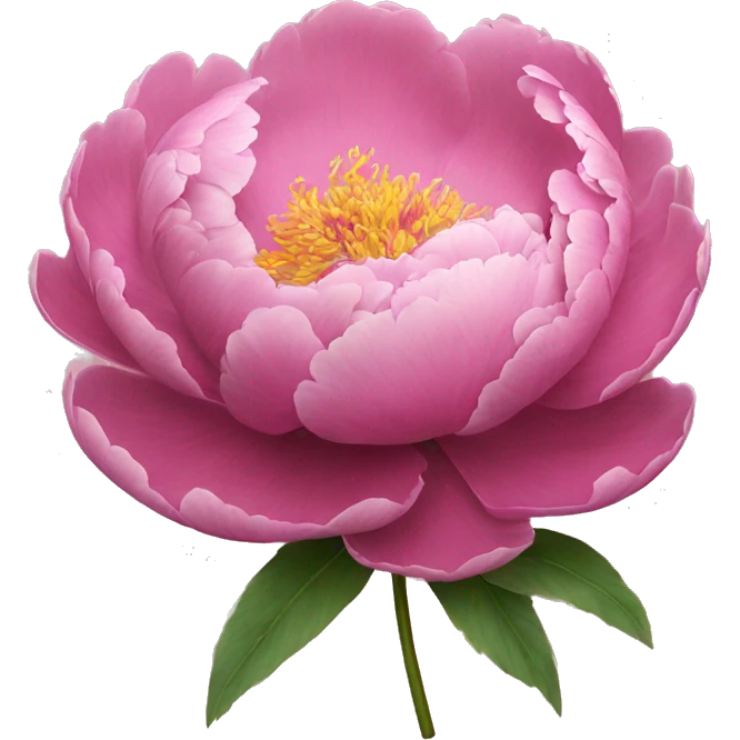 Peony emoji