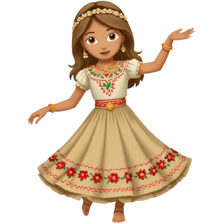 spain girl dance emoji