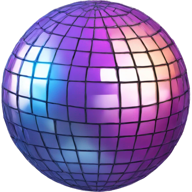 create a disco ball emoji