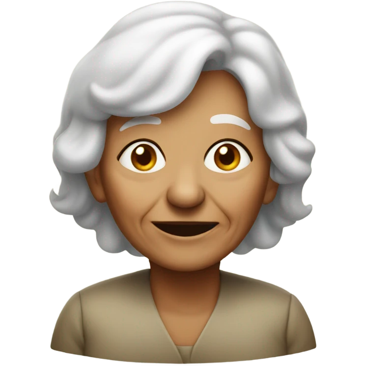 Old woman emoji