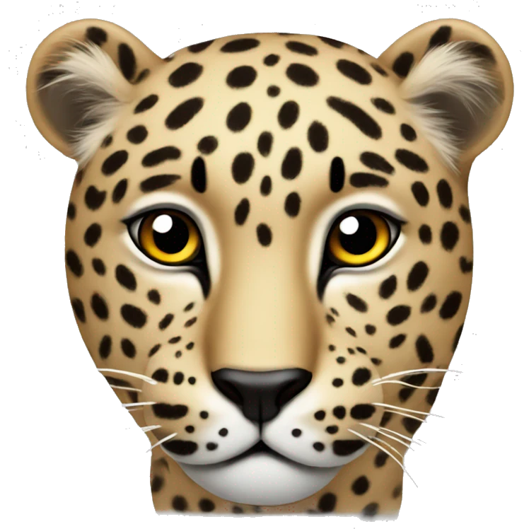 leopard making a confused face   emoji