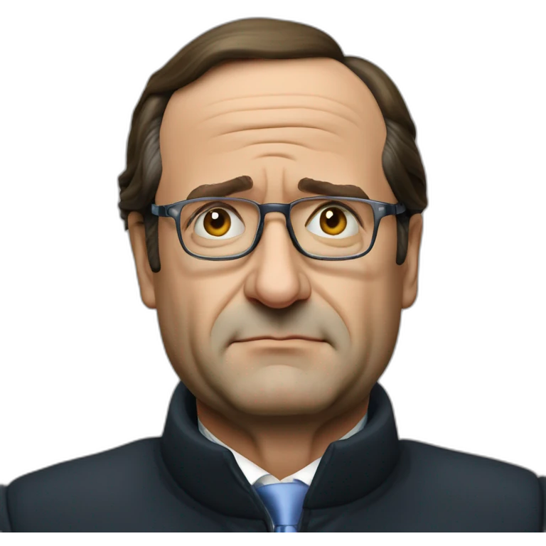 François Hollande triste emoji