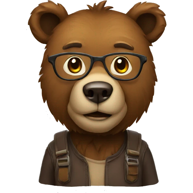 bear geek emoji