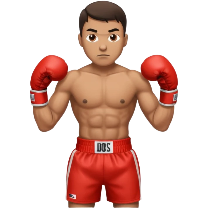 Boxer çıkartan emoji