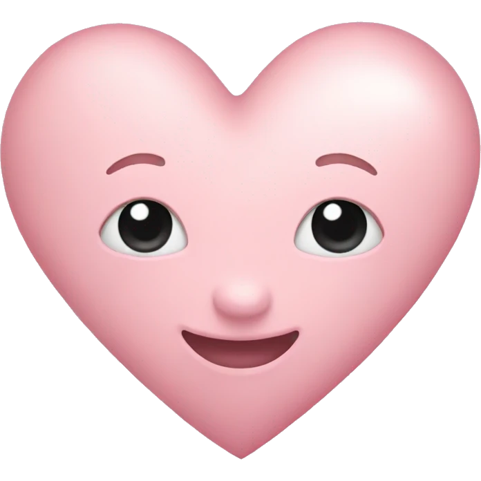 light pink heart emoji