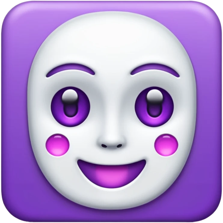 word bitch in purple text only emoji