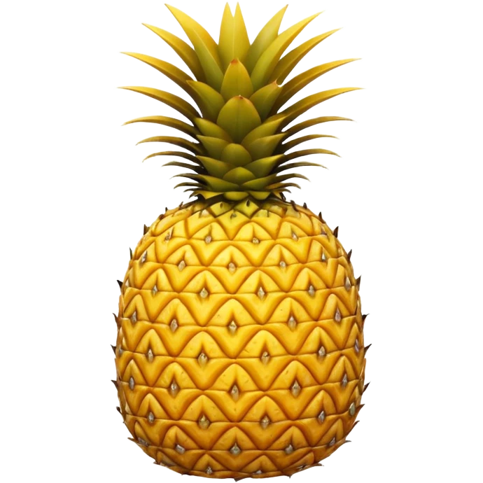 Upside down pineapple with no background emoji
