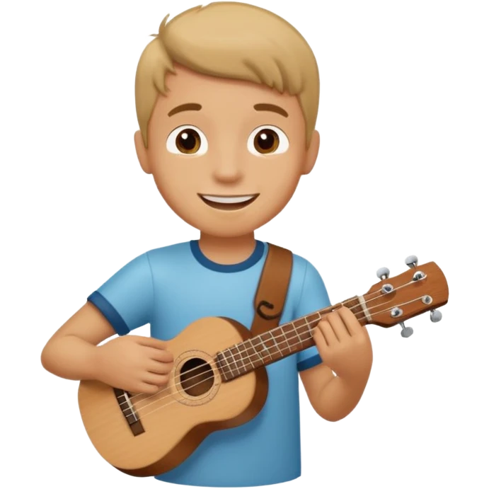 boy with ukulele emoji