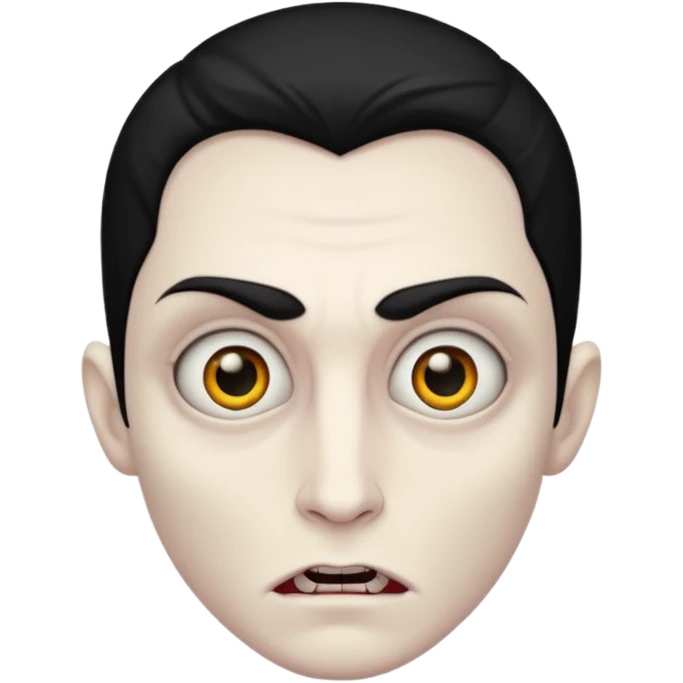 hiding vampire emoji