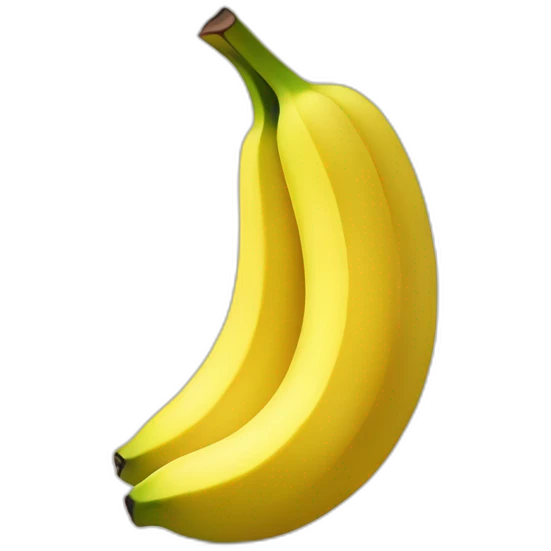 banana inserted in a fruit emoji