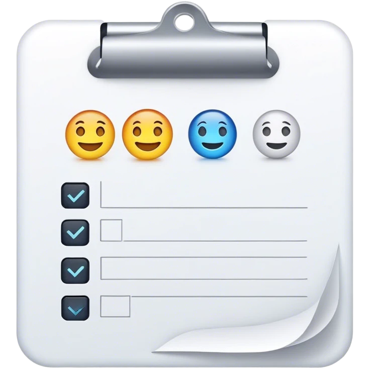 survey emoji