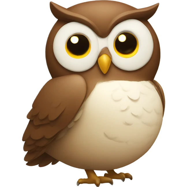 Fat owl emoji