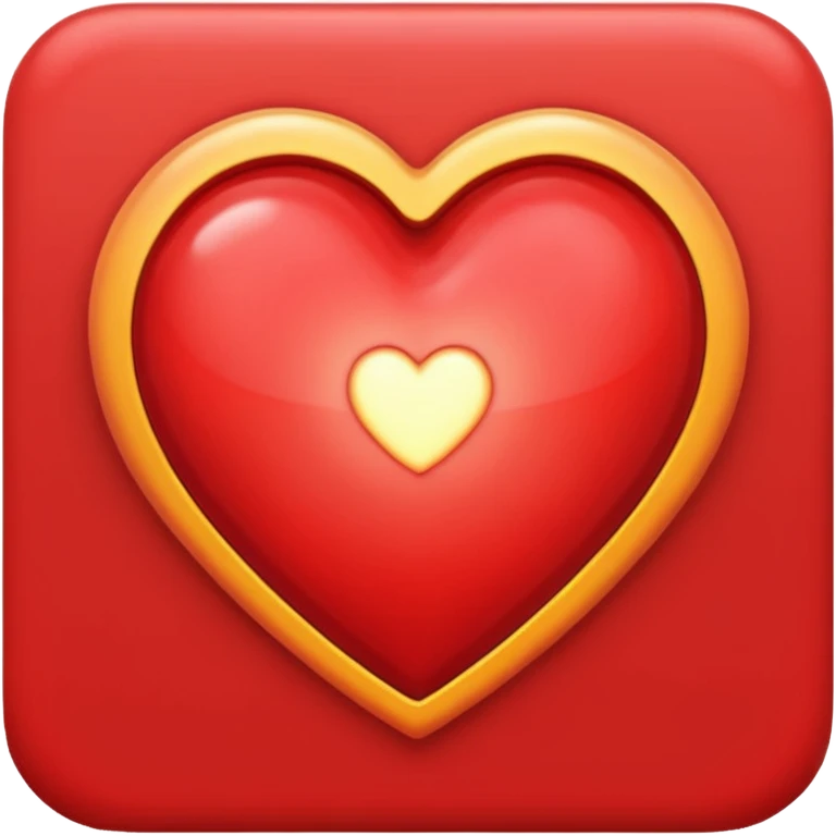 A heart that expresses a deep love for someone emoji