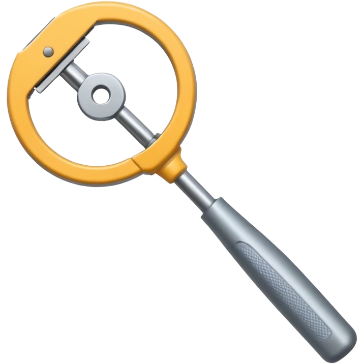 Circle cutter with a handle  emoji