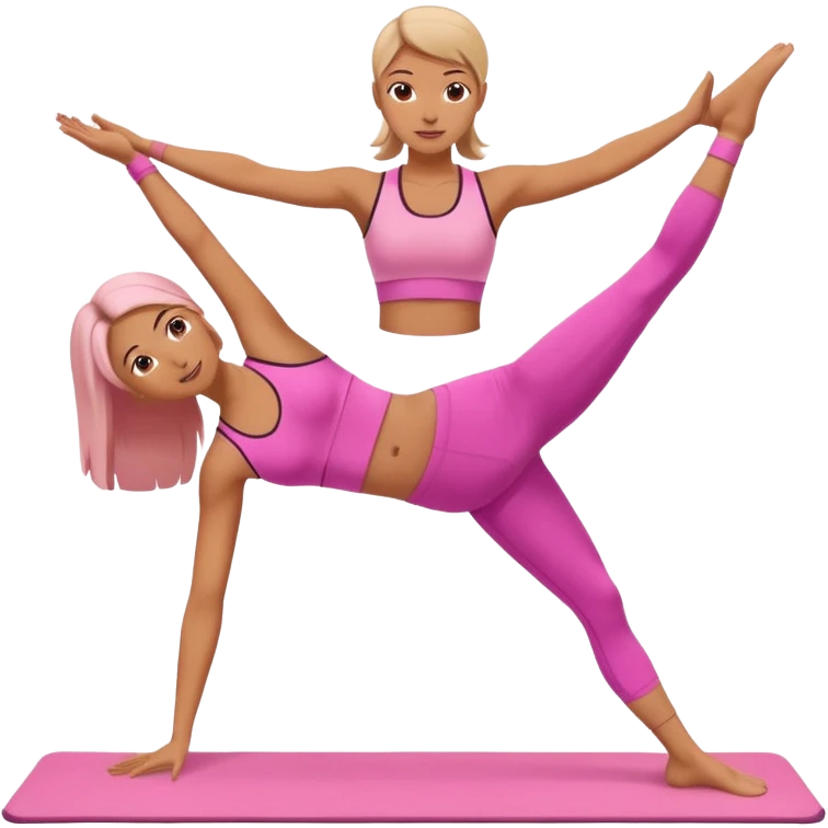 Pink Pilates  emoji