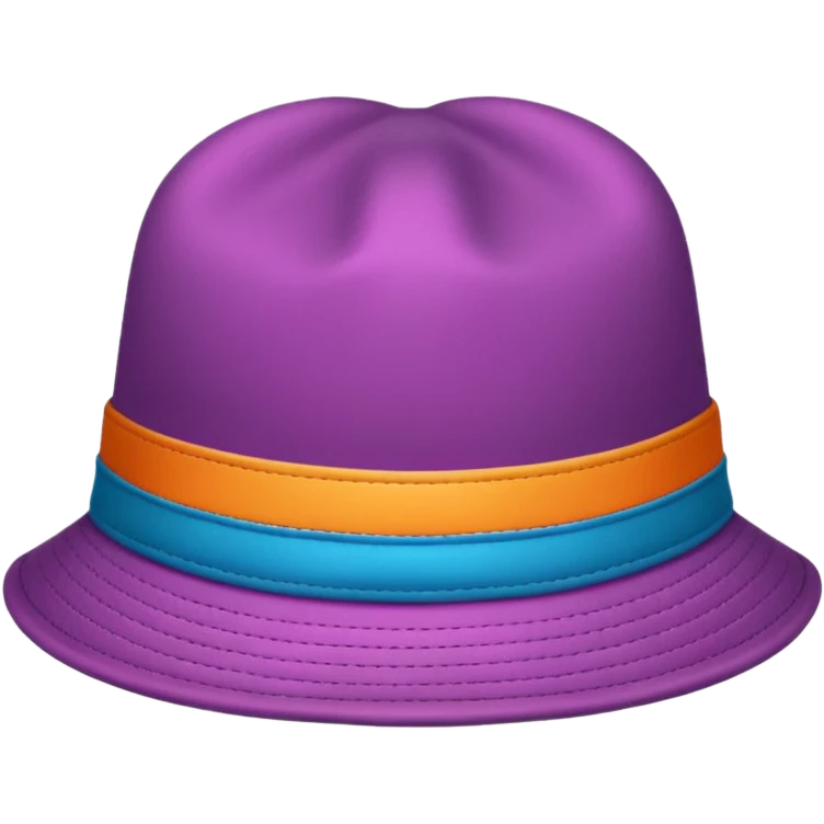 colorful hat emoji