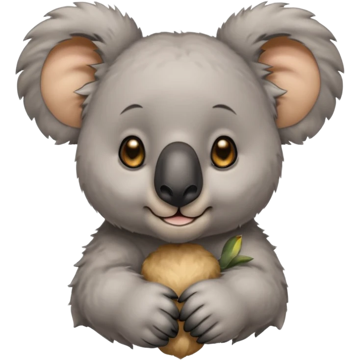 Koala with earrings emoji