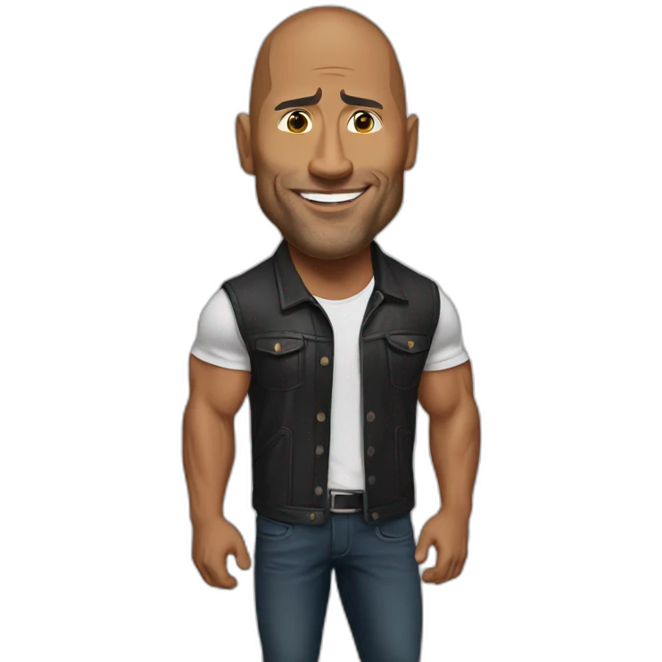 the rock🤨 emoji