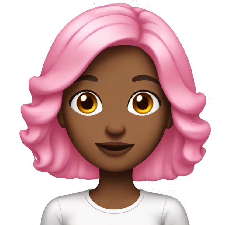 pinterest girl pink emoji