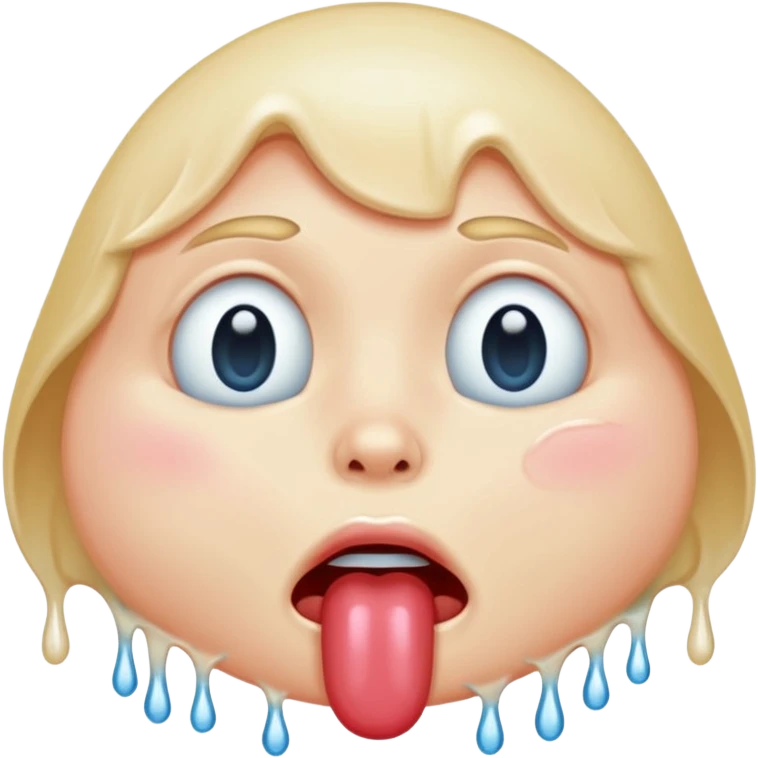 can you make a braindead emoji thats drooling and stuff emoji