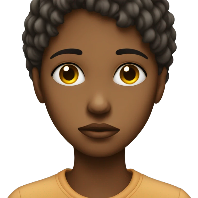 Sad girl missing boyfriend  emoji