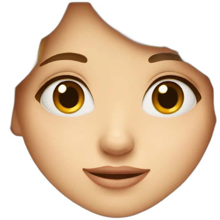 girl nose emoji