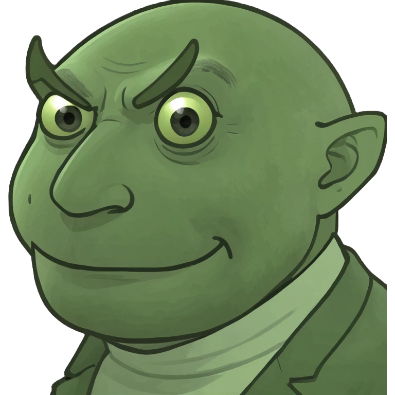 Evil genius face  emoji