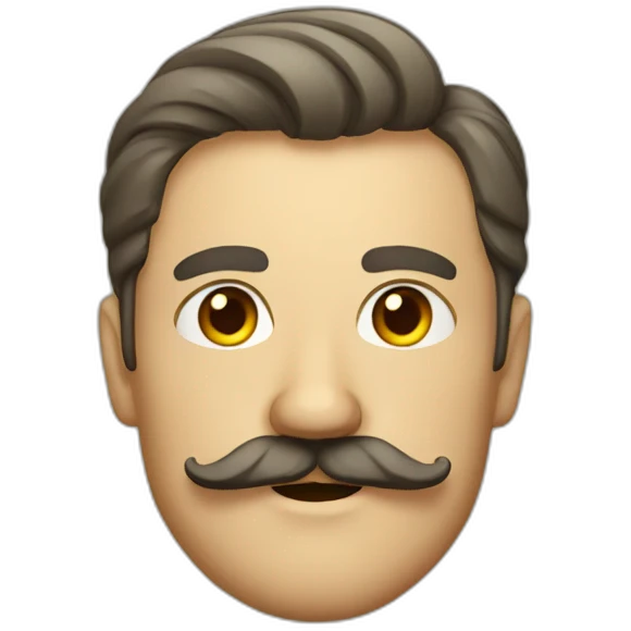 German man with a mustach emoji