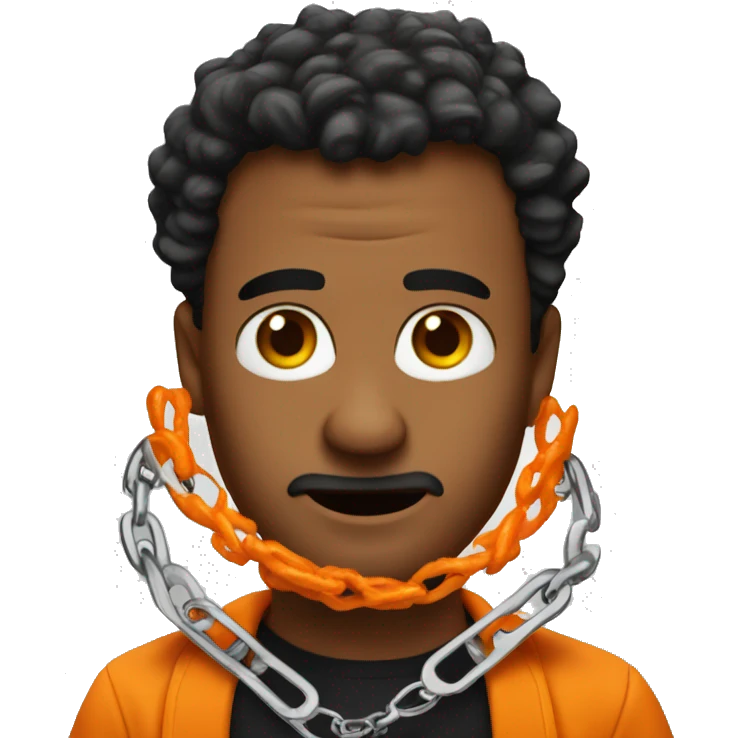 A Cheeto in handcuffs  emoji
