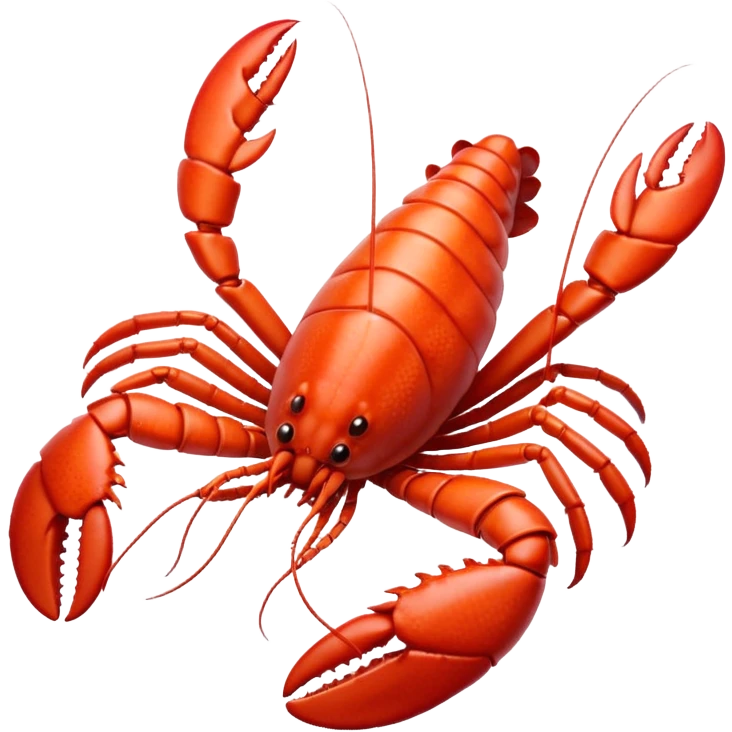 White lobster  emoji