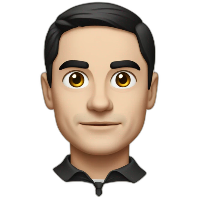 Ben Shapiro with a cross emoji