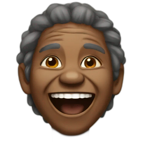 Aborigine laughs emoji