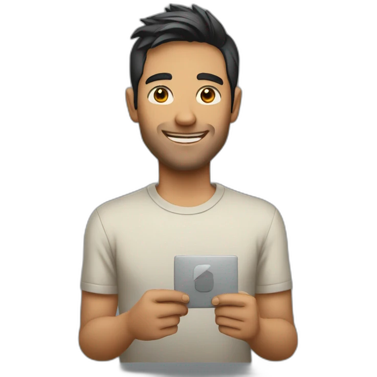 Guy holding cmaera emoji