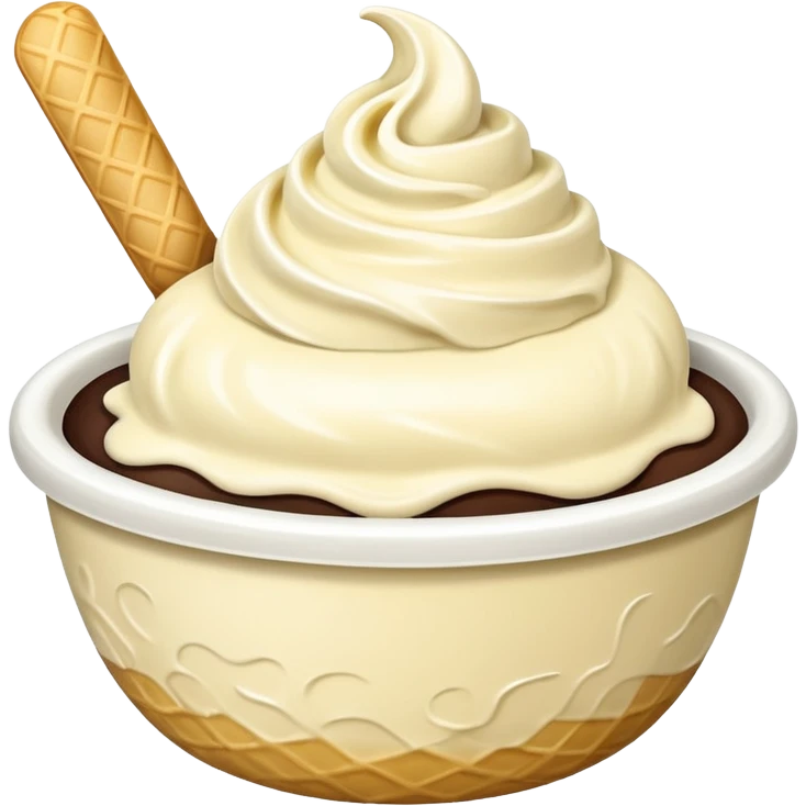 ice cream bowl emoji