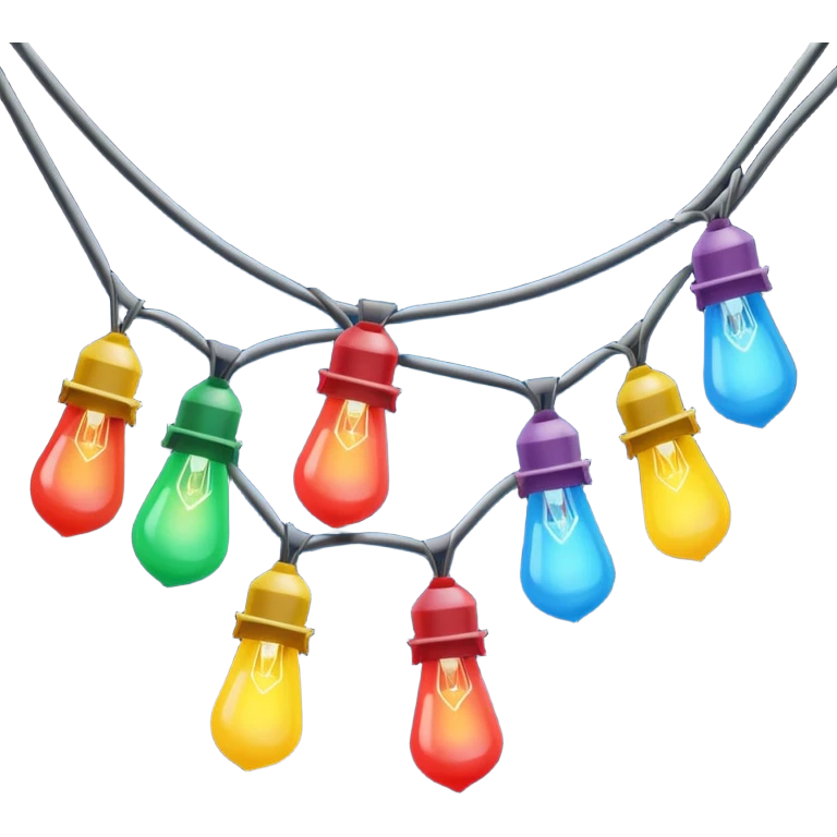 Chritsmas lights emoji