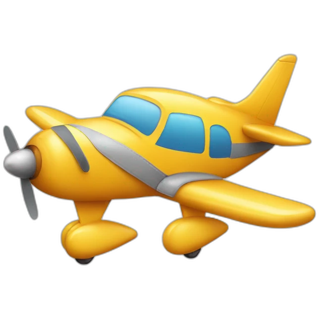 cheeky aiplane emoji