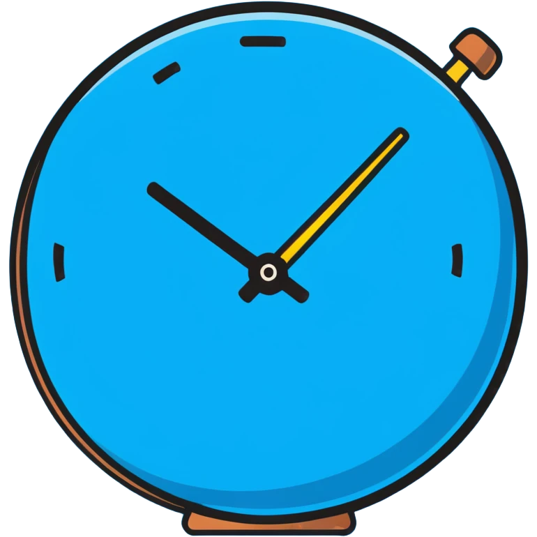 Earth globe with a small clock in the bottom corner emoji