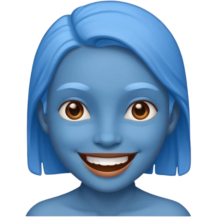 Blue tike emoji