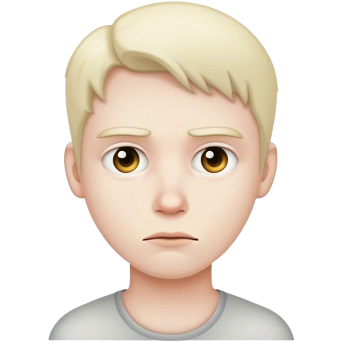 Brain dead human emoji