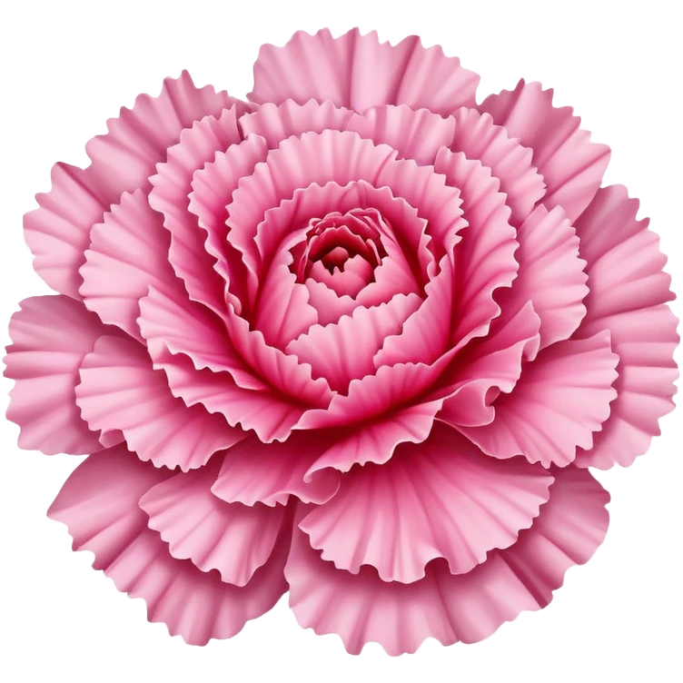 Small Pink Carnation flower emoji