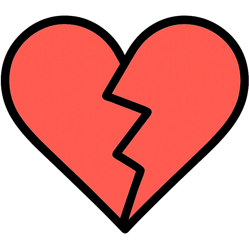 broken heart emoji