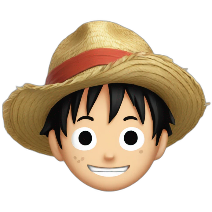 One piece Luffy emoji