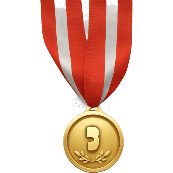 Participation medal emoji