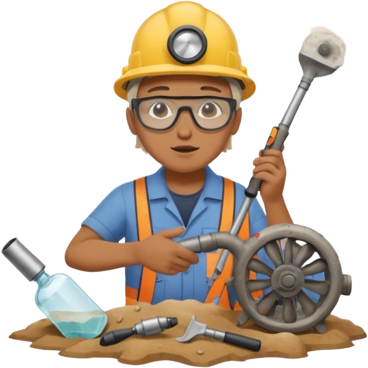 Fossil Cleaner with Air Blower from Archaeology Team emoji
