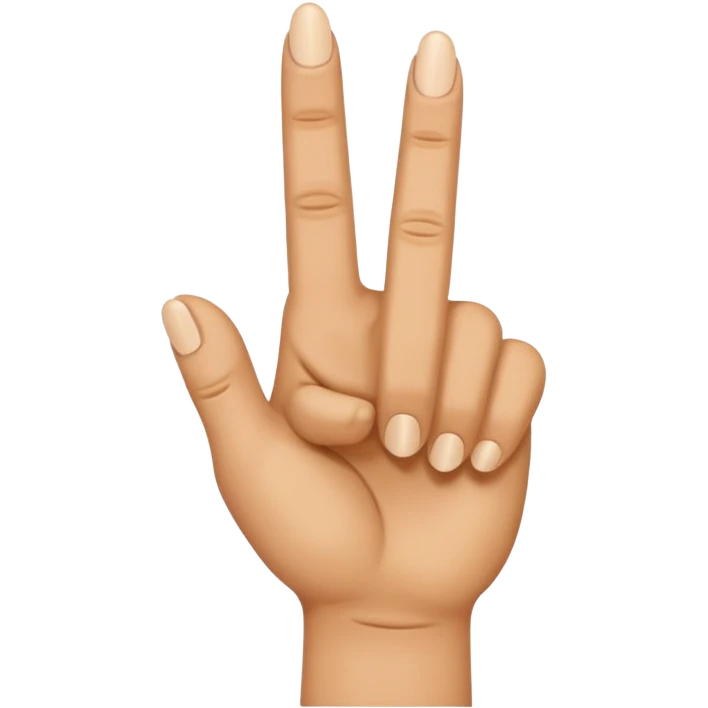  Can you do the Oke sign but than with de middle vinger. And I dont want to see your palm emoji