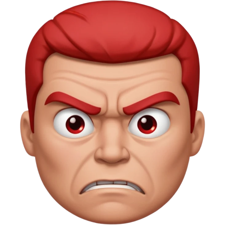 spitting angry face emoji